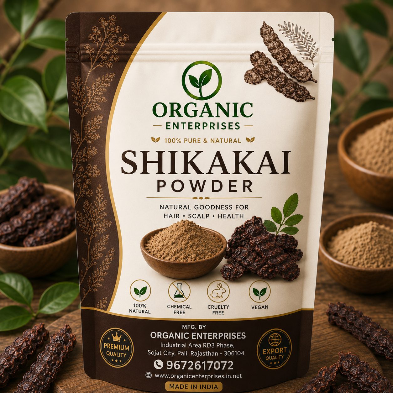 Premium Quality Shikakai Powder