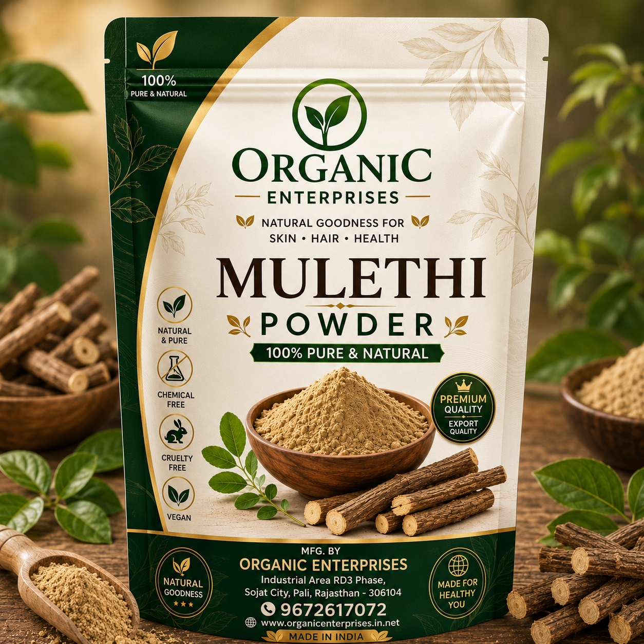 Premium Quality Mulethi Powder