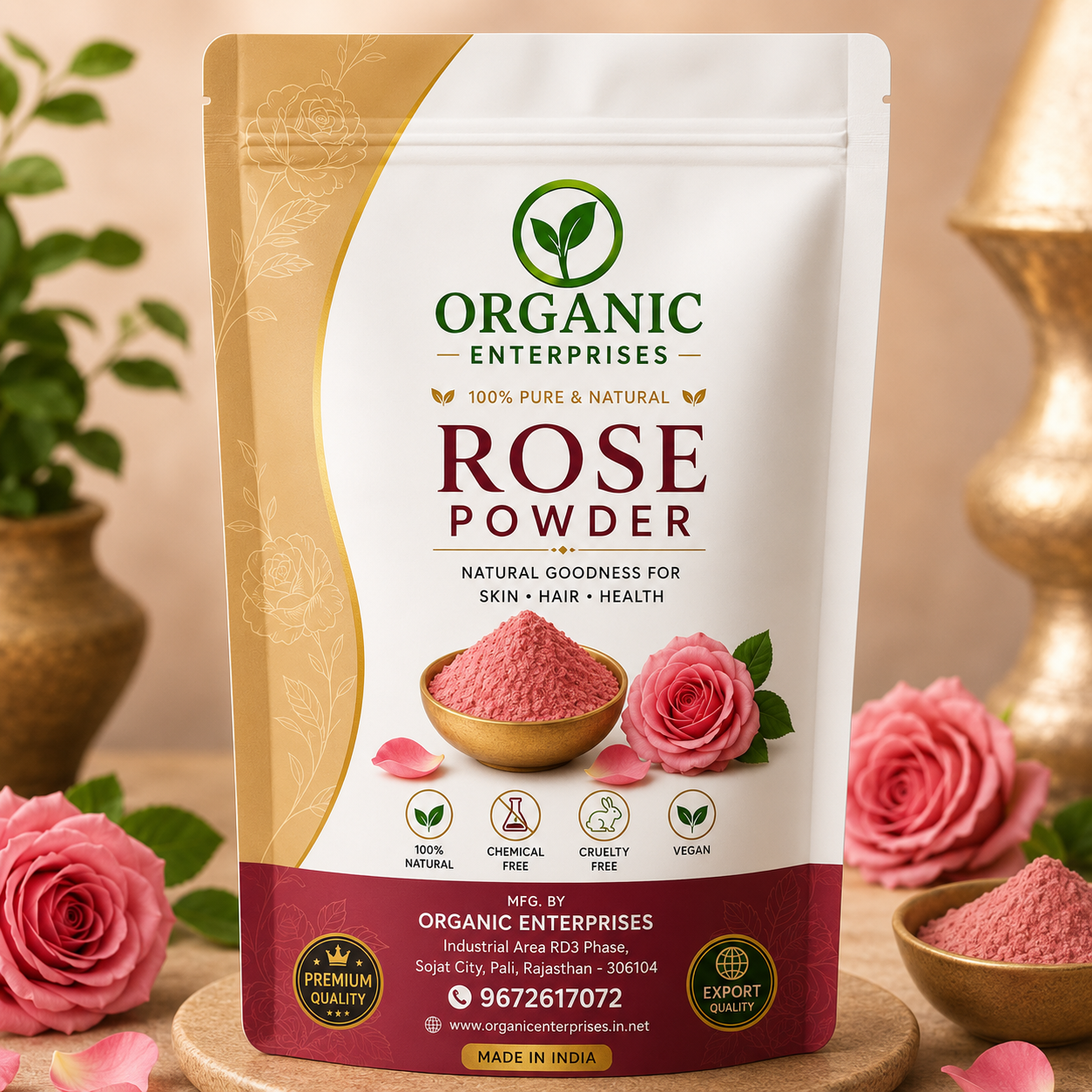 Premium Rose Powder